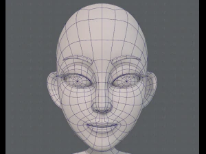 base mesh woman 14 3D Model
