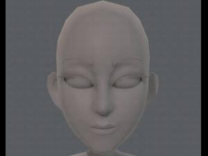 base mesh woman 14 3D मॉडल