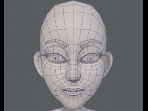 base mesh woman 14 3D मॉडल