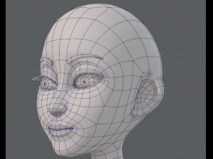 base mesh woman 14 3D Model