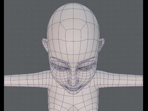 base mesh woman 14 3D Model