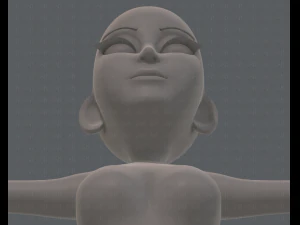 base mesh woman 14 3D Model
