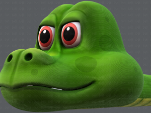 snake v01 Modello 3D