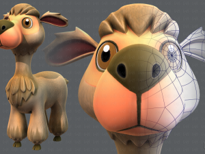 alpaca v01 3D Модель