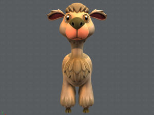 alpaca v01 3D Модель