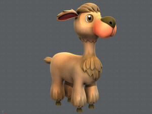 alpaca v01 3D Модель