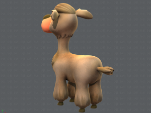 alpaca v01 3D Модель