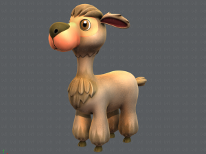 alpaca v01 3D Модель