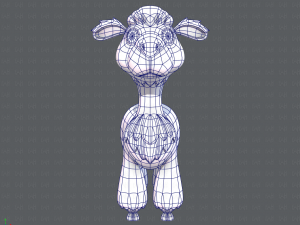alpaca v01 3D Модель
