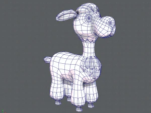 alpaca v01 3D Model