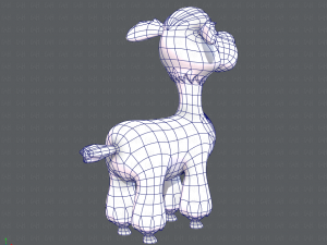 alpaca v01 3D Модель