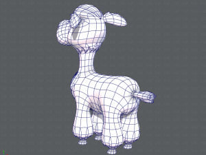 alpaca v01 3D Модель