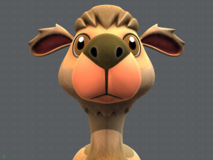 alpaca v01 3D Модель