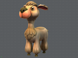 alpaca v01 3D Модель