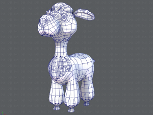 alpaca v01 3D Модель