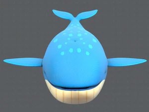 whale v01 3D Model