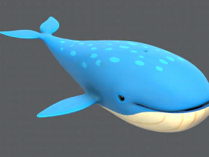 whale v01 3D Model