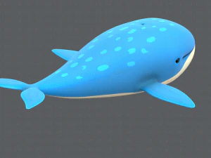whale v01 3D Model