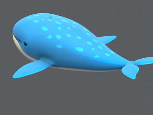 whale v01 3D Model