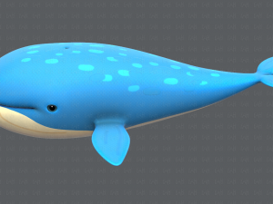 whale v01 3D Model