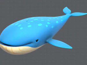 whale v01 3D Model