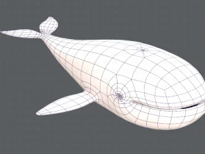whale v01 3D Model