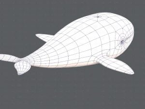 whale v01 3D Model