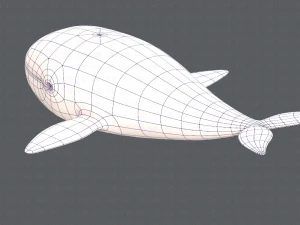 whale v01 3D Model