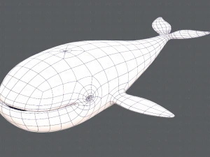 whale v01 3D Model