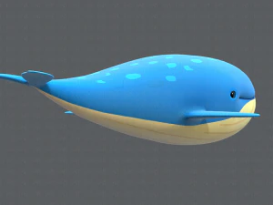 whale v01 3D Model