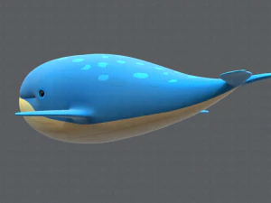 whale v01 3D Model
