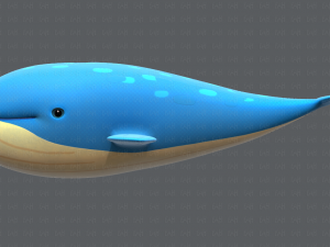 whale v01 3D Model