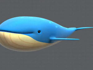 whale v01 3D Model