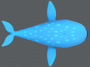 whale v01 3D Model