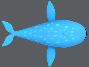 whale v01 3D Model