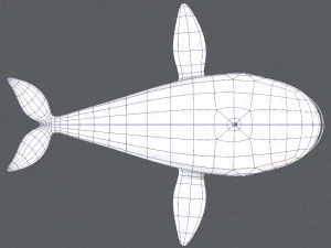 whale v01 3D Model