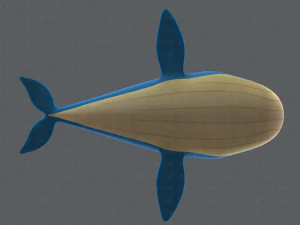 whale v01 3D Model