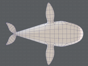 whale v01 3D Model