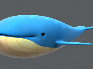 whale v01 3D Model