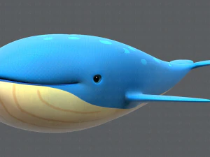 whale v01 3D Model