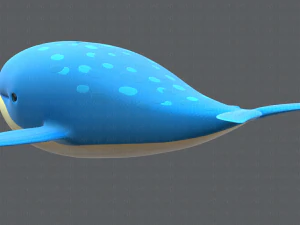whale v01 3D Model