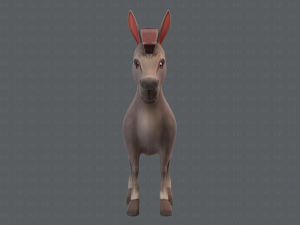 donkey v01 3D मॉडल