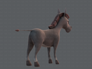 donkey v01 3D मॉडल