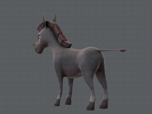 donkey v01 3D मॉडल