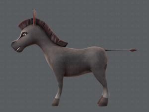 donkey v01 3D मॉडल