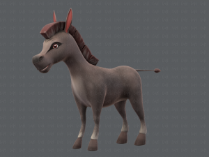 donkey v01 3D मॉडल