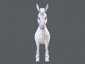 donkey v01 3D मॉडल