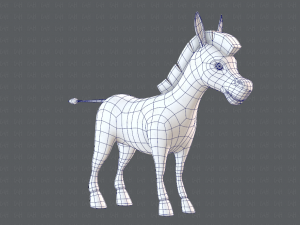 donkey v01 3D मॉडल