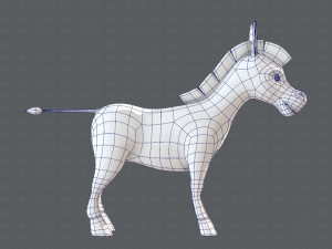 donkey v01 3D मॉडल
