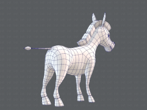 donkey v01 3D मॉडल